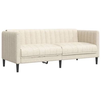 vidaXL 2-Sitzer-Sofa Leinen