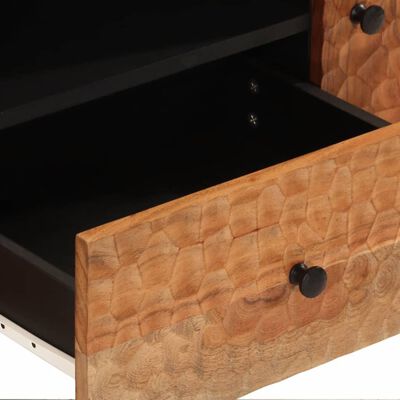 vidaXL TV-Schrank 105x33x46 cm Massivholz Akazie