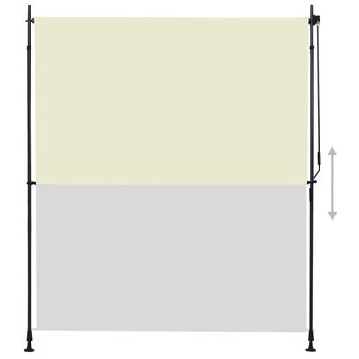 vidaXL Außenrollo 200 x 270 cm Creme