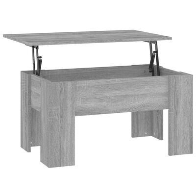 vidaXL Couchtisch Grau Sonoma 79x49x41 cm Holzwerkstoff