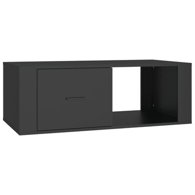 vidaXL Couchtisch Schwarz 100x50,5x35 cm Holzwerkstoff