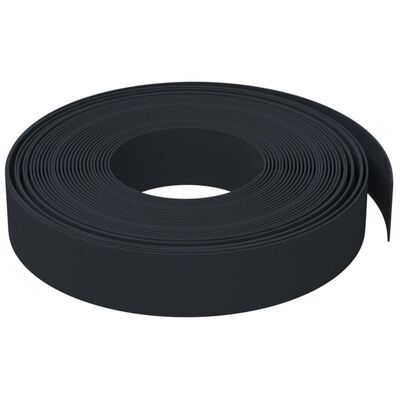 vidaXL Rasenkanten 4 Stk. Schwarz 10 m 10 cm Polyethylen