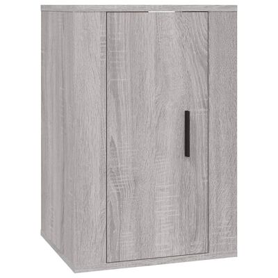 vidaXL 2-tlg. TV-Schrank-Set Grau Sonoma Holzwerkstoff