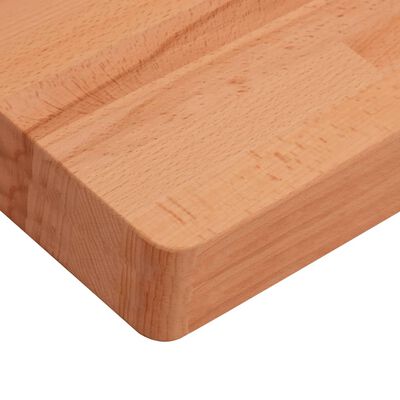 vidaXL Tischplatte 50x50x4 cm Quadratisch Massivholz Buche