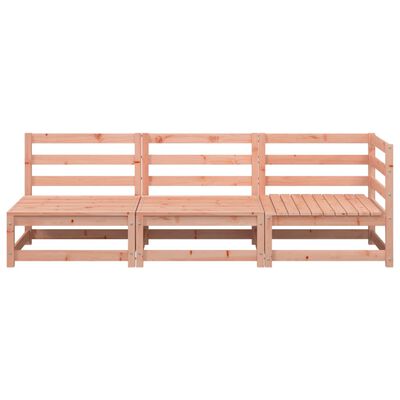 vidaXL Gartensofa 3-Sitzer Massivholz Douglasie