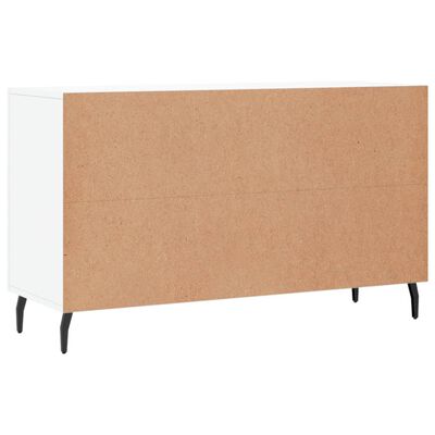 vidaXL Sideboard Hochglanz-Weiß 100x36x60 cm Holzwerkstoff