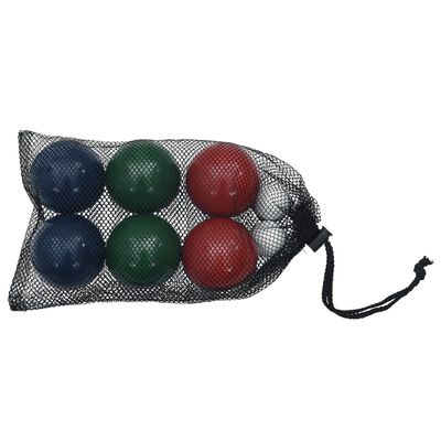 vidaXL 8-tlg. Boccia-Spielset mit Tragetasche Massivholz Kiefer