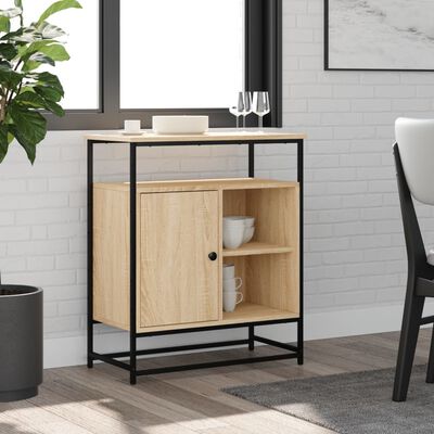 vidaXL Sideboard Sonoma-Eiche 69x35x80 cm Holzwerkstoff