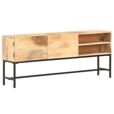 vidaXL Sideboard 145x30x60 cm Mango Massivholz