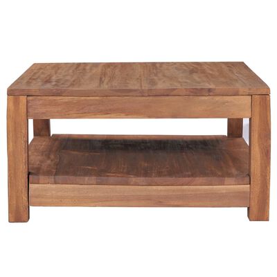 vidaXL Couchtisch 68x67x35 cm Massivholz Teak