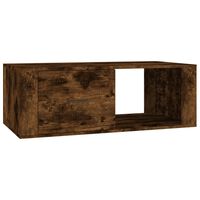 vidaXL Couchtisch Räuchereiche 100x50,5x35 cm Holzwerkstoff