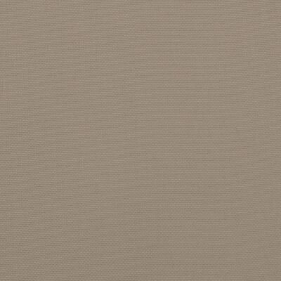 vidaXL Stuhlkissen 2 Stk. Taupe 40x40x7 cm Oxford-Gewebe