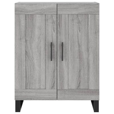 vidaXL Highboard Grau Sonoma 69,5x34x180 cm Holzwerkstoff