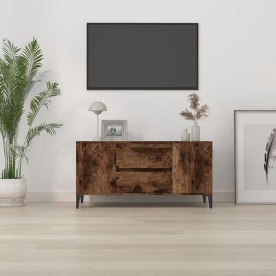 vidaXL TV-Schrank Räuchereiche 102x44,5x50 cm Holzwerkstoff