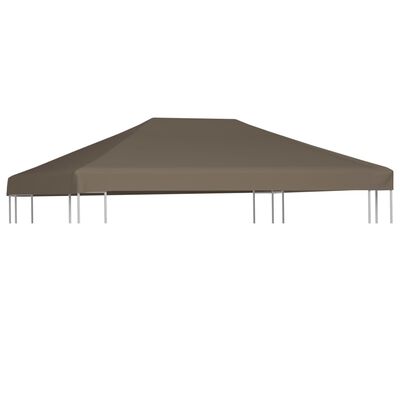 vidaXL Pavillondach 310 g / m² 3x3 m Taupe