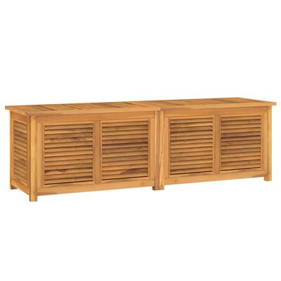 vidaXL Gartenbox mit Beutel 175x50x53 cm Massivholz Teak