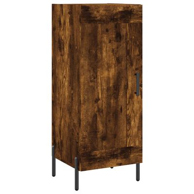 vidaXL Highboard Räuchereiche 34,5x34x180 cm Holzwerkstoff