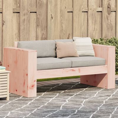 vidaXL Gartensofa 2-Sitzer 134x60x62 cm Massivholz Douglasie