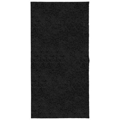 vidaXL Shaggy-Teppich PAMPLONA Hochflor Modern Schwarz 100x200 cm