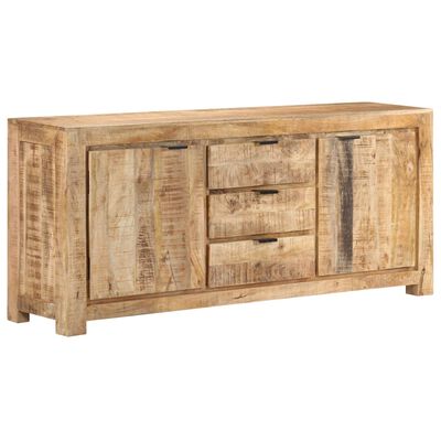 vidaXL Sideboard 175x40x75 cm Raues Mangoholz