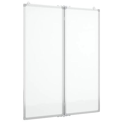 vidaXL Magnetisches Whiteboard Klappbar 80x100x1,7 cm Aluminium