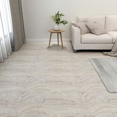 vidaXL PVC-Fliesen Selbstklebend 20 Stk. 1,86 m² Beige