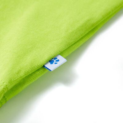 Kinder-Kurzarmshirt Limette 92