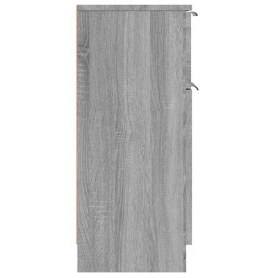 vidaXL Sideboard Grau Sonoma 30x30x70 cm Holzwerkstoff