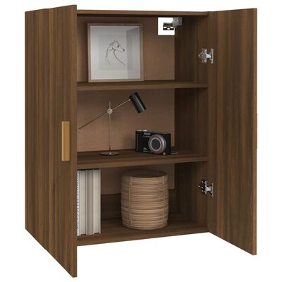 vidaXL Hängeschrank Braun Eichen-Optik 69,5x34x90 cm