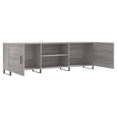 vidaXL TV-Schrank Grau Sonoma 150x30x50 cm Holzwerkstoff