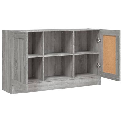 vidaXL Sideboard Grau Sonoma 120x30,5x70 cm Holzwerkstoff