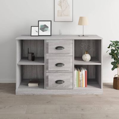 vidaXL Sideboard Grau Sonoma 104,5x35,5x67,5 cm Holzwerkstoff