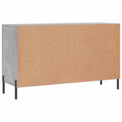 vidaXL Sideboard Betongrau 100x36x60 cm Holzwerkstoff