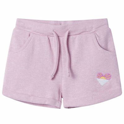 Kindershorts mit Kordelzug Lila 128