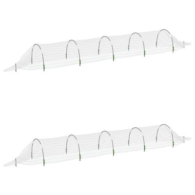 vidaXL Netztunnel 2 Stk. 1,5x5 m Fiberglas und PP