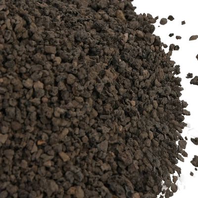 vidaXL Basalt-Kies 25 kg Schwarz 3-5 mm