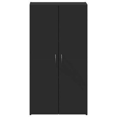 vidaXL Aktenschrank Schwarz 60x32x115 cm Holzwerkstoff