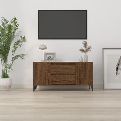 vidaXL TV-Schrank Braun Eichen-Optik 102x44,5x50 cm Holzwerkstoff