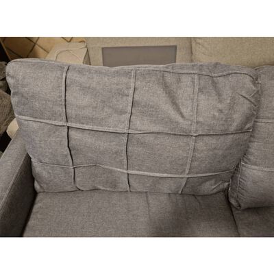 vidaXL B-Ware 2-Sitzer-Sofa Creme 120 cm Kunstleder