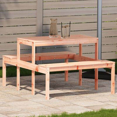 vidaXL Picknicktisch 110x134x75 cm Massivholz Douglasie