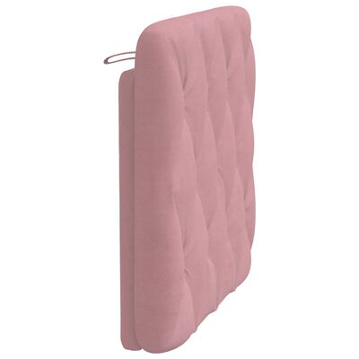 vidaXL Kopfteil-Kissen Rosa 80 cm Samt