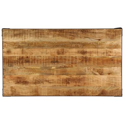 vidaXL Esstisch 140x80x76 cm Massivholz Mango