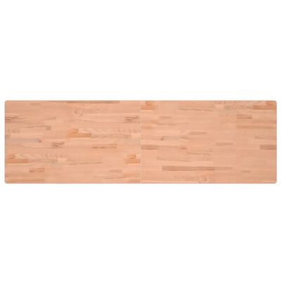 vidaXL Schreibtischplatte 180x55x2,5 cm Massivholz Buche