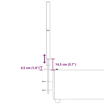 vidaXL Boxspringbett mit Matratze Hellgrau 90x200 cm Stoff