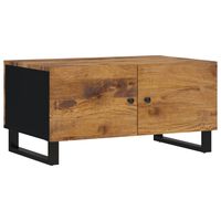 vidaXL Couchtisch 80x50x40 cm Massivholz Mango & Holzwerkstoff