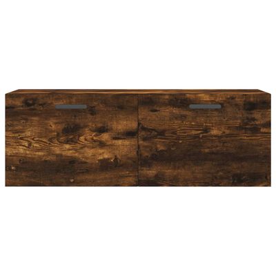 vidaXL Wandschrank Räuchereiche 100x36,5x35 cm Holzwerkstoff