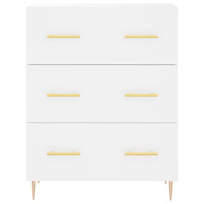 vidaXL Highboard Weiß 69,5x34x180 cm Holzwerkstoff