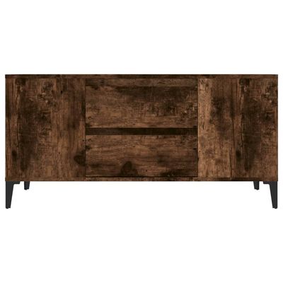 vidaXL TV-Schrank Räuchereiche 102x44,5x50 cm Holzwerkstoff