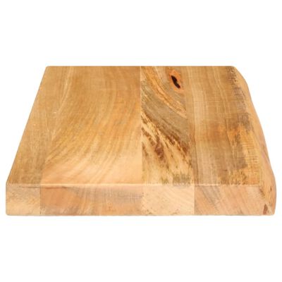 vidaXL Tischplatte mit Baumkante 40x30x3,8 cm Massivholz Mango