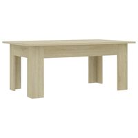 vidaXL Couchtisch Sonoma-Eiche 100x60x42 cm Holzwerkstoff